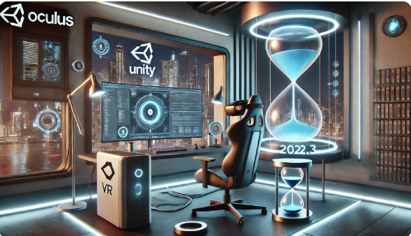 unity 2022.3 oculus link constant hourglass windows 11